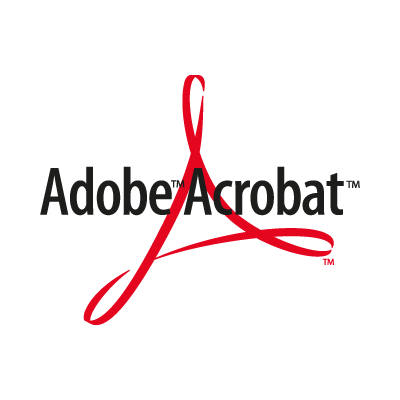 Adobe Acrobat logo vector