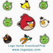 Angry Birds logo vector