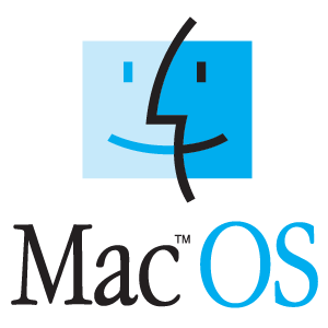 Mac OS logo vector in (EPS, AI, CDR) free download