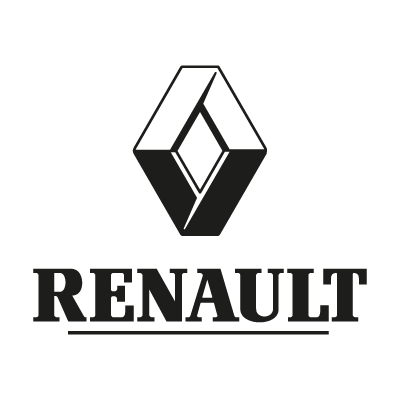 Renault black logo vector