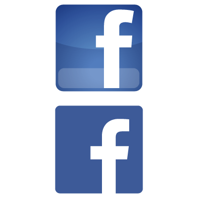 Facebook icon vector, download facebook "F" logo vector