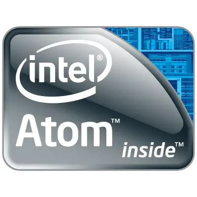 Intel Atom logo vector