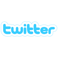 Proper twitter logo vector