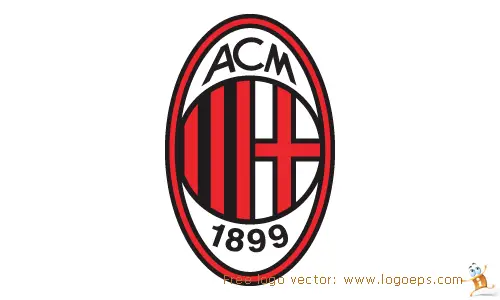 AC milan logo vector, logo of AC milan, download AC milan logo, AC milan, free AC milan logo