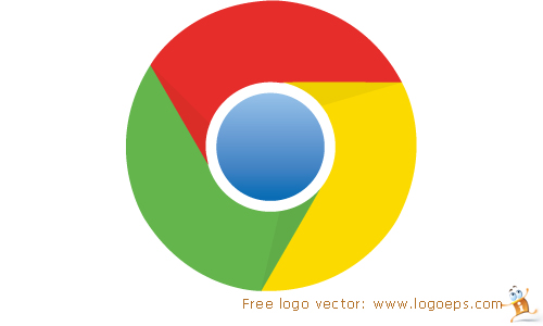 Google Chrome logo vector