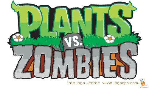 Plants Vs Zombies Logo Vector Free Download Vector Logo Of