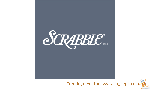 Scrabble Game logo vector