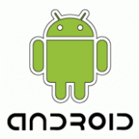 Android robot logo vector