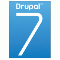 Drupal 7 logo vector