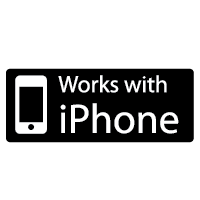 Works With Iphone logo vector