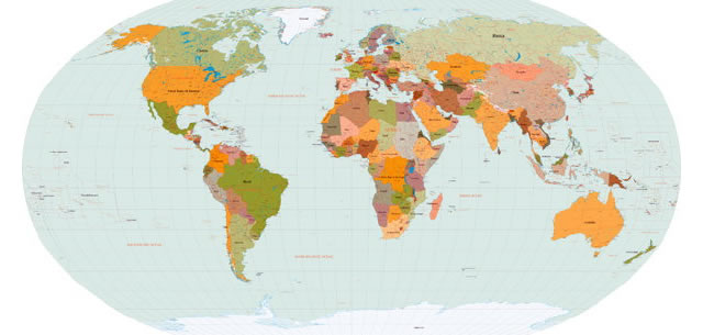 World Map Vector vector, World Map Vector in .EPS, .CRD, .AI format