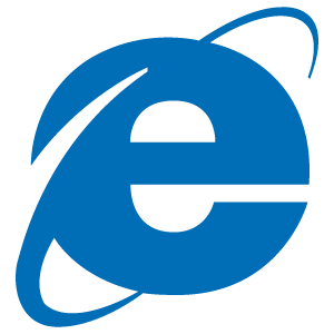 Internet Explorer logo vector