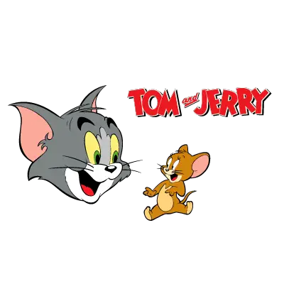 Tom and Jerry logo vector in (.EPS, .AI, .CDR) free download