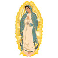 Virgen de Guadalupe vector, Virgen de Guadalupe in .EPS