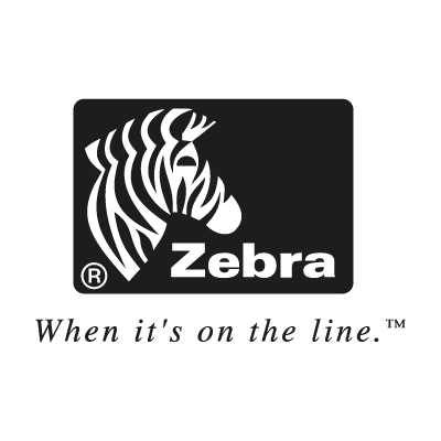 Zebra logo vector