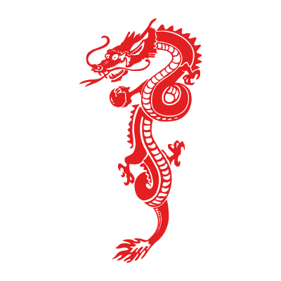 Red Dragon logo vector