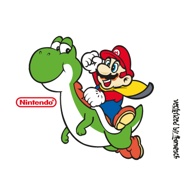 Super Mario World logo vector
