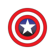 Captain America logo vector