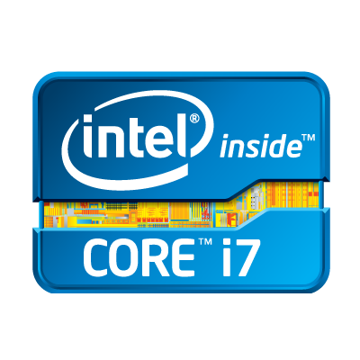 New Intel Core i7 logo vector