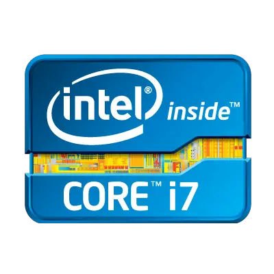 New Intel Core i7 logo vector