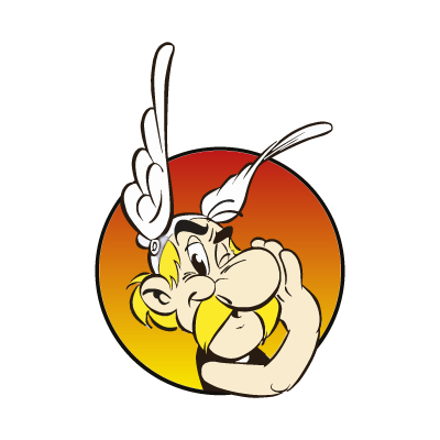 Asterix Cartoon logo vector