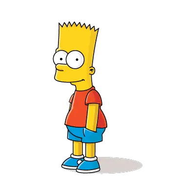 Bart Simpson logo vector