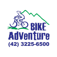 Bike adventure logo vector