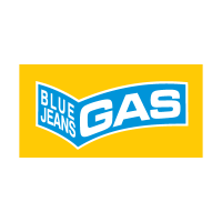 Blue Jeans Gas logo vector