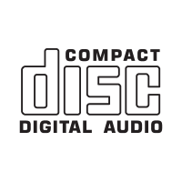 Compact Disc CD logo vector