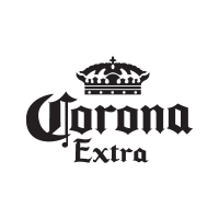Corona Extra black logo vector