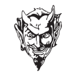 Devil Head logo vector