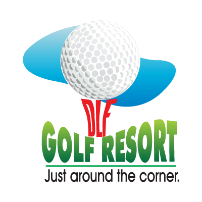 DLF Golf Resort logo vector