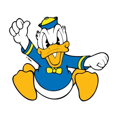 Donald Duck logo vector