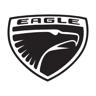 Eagle car company logo vector