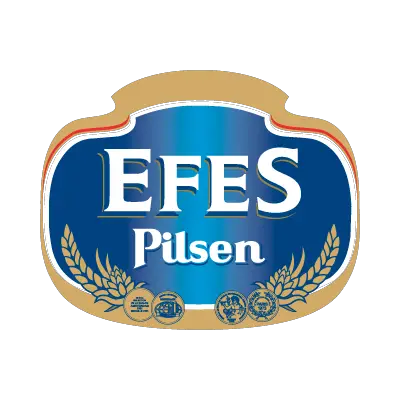 Efes pilsen beer logo vector