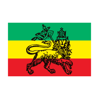 Ethiopia, reggae, rasta, bob marley logo vector