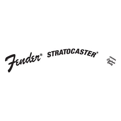 Fender Stratocaster logo vector in (.EPS, .AI, .CDR) free download