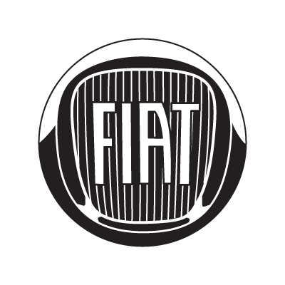 Fiat B&W 2007 logo vector