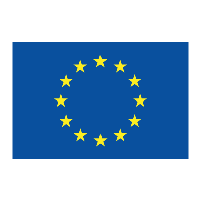Flag of EU logo vector