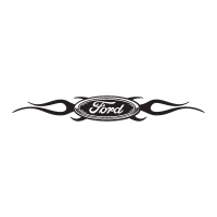 Ford Chisled With Flames logo vector