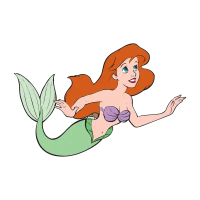 The Little Mermaid logo vector