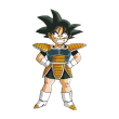 Goku dragon ball logo vector