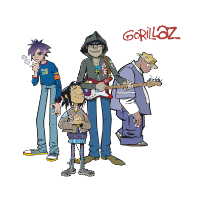 Gorillaz logo vector in (.EPS, .AI, .CDR) free download