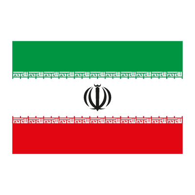 Flag of Iran logo vector