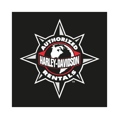 Harley Davidson Authorized Rentals logo vector