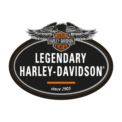 Harley Davidson Legendary logo vector