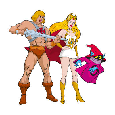 He-Man & She-Ra logo vector