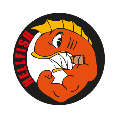 Hellfish logo vector
