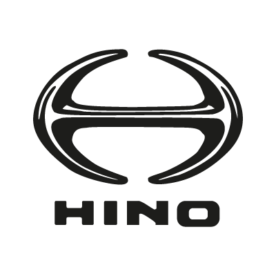 Hino black logo vector