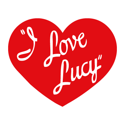 I Love Lucy logo vector